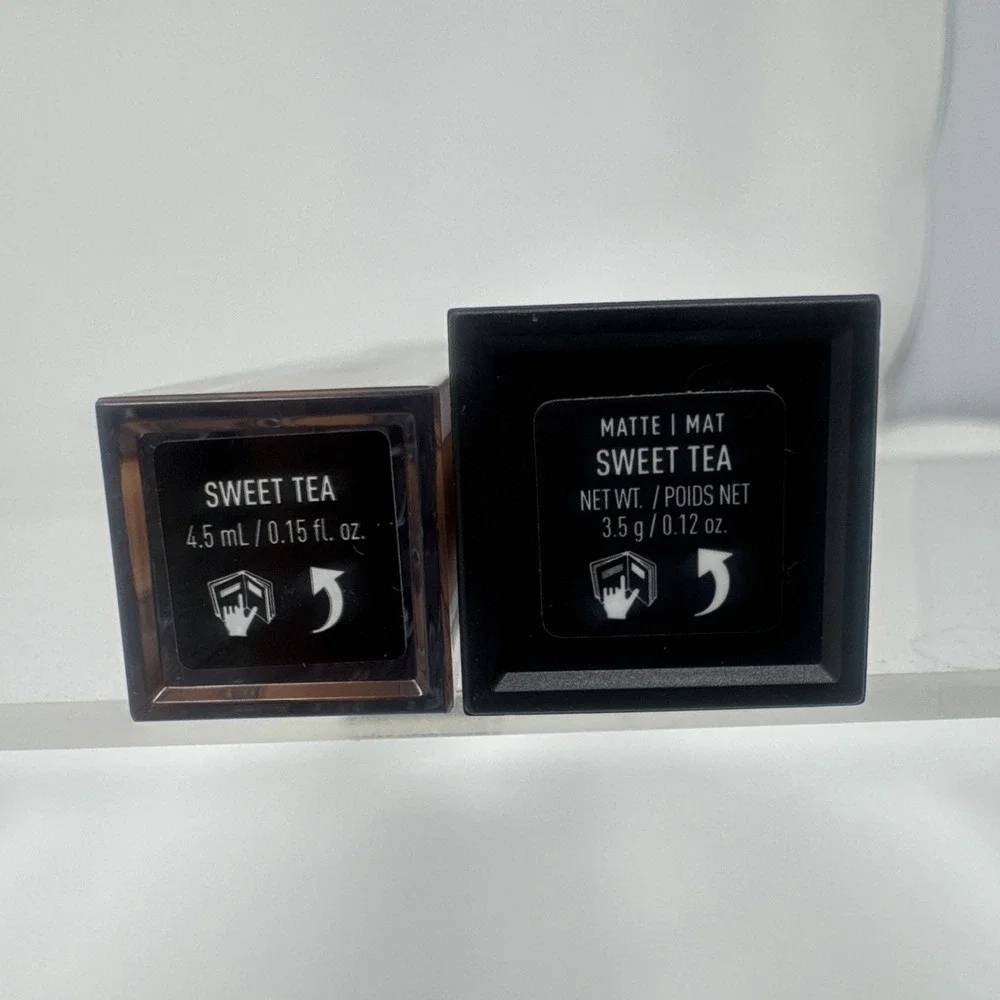 Morphe Matte Lipstick & Gloss Sweet‎ Tea Nude Beige Lip Color Makeup Beauty New